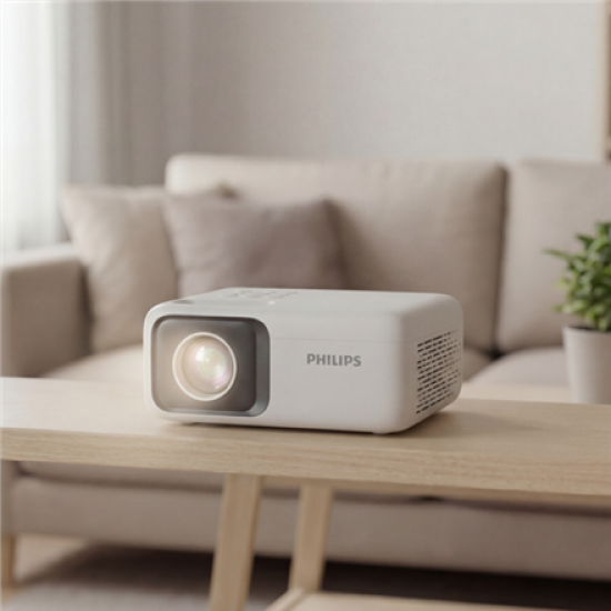 Philips NeoPix 106 Projector, 1280x720, 1.2:1, 500:1, Gray