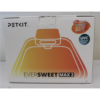 SALE OUT. Petkit P4116 UVC Eversweet Max-100 UVC (CT-W3-100-UVC) | PETKIT Drinking Fountain | Eversweet Max 2 UVC | Capacity 3 L | Material BPA Free | White | DEMO | 24 month(s)