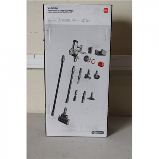 SALE OUT. Xiaomi Vacuum Cleaner | G30 Max EU | Cordless operating | 700 W | 28.8 V | Grey | Warranty 24 month(s) | USED, DIRTY, MISSING INNER PACKAGING, MISSING POWER CHARGER