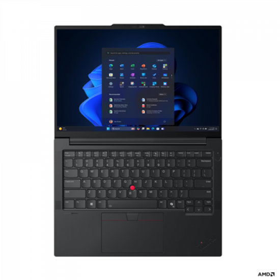 Lenovo ThinkPad E14 Gen 8 14 WUXGA AMD R7 AI 345/16GB/512GB/AMD Radeon 840M/WIN11 Pro/Nordic Backlit kbd/FP/3Y Warranty