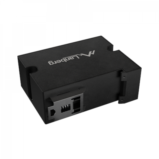 Lanberg Switch PoE Extender 1xIn 3xOut Gigabit Ethernet Din Rail BT 90W metal clips | DIN-GE4-BT-90W