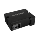 Lanberg Switch PoE Extender 1xIn 3xOut Gigabit Ethernet Din Rail BT 90W metal clips | DIN-GE4-BT-90W