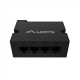 Lanberg Switch PoE Extender 1xIn 3xOut Gigabit Ethernet Din Rail BT 90W metal clips | DIN-GE4-BT-90W