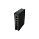 Lanberg Switch PoE 1xBT 3xAT SFP/ETH Din Unmanagment Fast Ethernet | ILFE-4P-1GE-1S-90