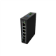 Lanberg Switch PoE 1xBT 3xAT SFP/ETH Din Unmanagment Fast Ethernet | ILFE-4P-1GE-1S-90