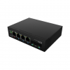 Lanberg Switch Light IndustrialPoE 1xBT 3xAT 2xSFP Din Unmanagment Gigabit Ethernet | ILGE-4P-2S-90 | Unmanaged
