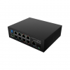 Lanberg Switch PoE 4xBT 4xAT SFP/ETH Din Unmanagment Fast Ethernet | ILFE-8P-1GE-1S-120 | Unmanaged | Din rail, Rack