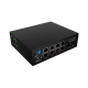 Lanberg Switch PoE 4xBT 4xAT SFP/ETH Din Unmanagment Fast Ethernet | ILFE-8P-1GE-1S-120 | Unmanaged | Din rail, Rack