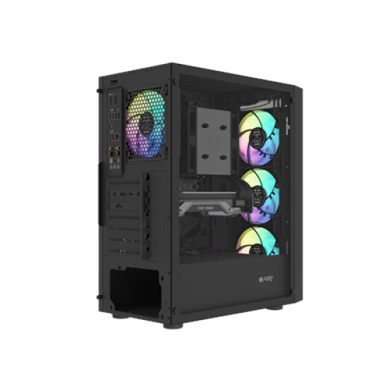 Fury PC Case | SHOBO SH8F ARGB | Black | Midi Tower