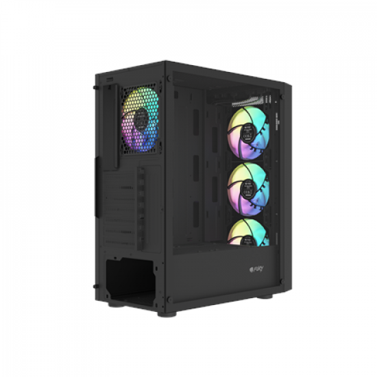 Fury PC Case | SHOBO SH8F ARGB | Black | Midi Tower