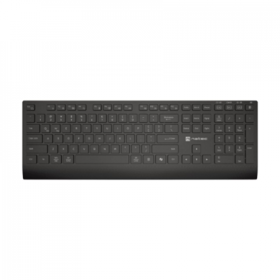 Natec Keyboard and Mouse | Stringray 2 | Keyboard and Mouse Set | Wireless | US | Black