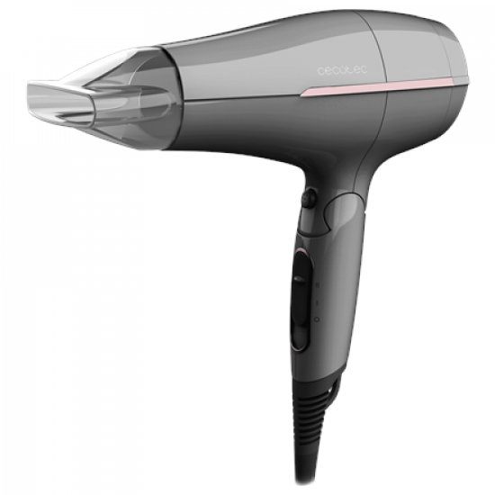 Cecotec Hair dryer | IoniCare Power&Go Heaven | 2000 W | Number of temperature settings 2 | Ionic function | Diffuser nozzle | Grey