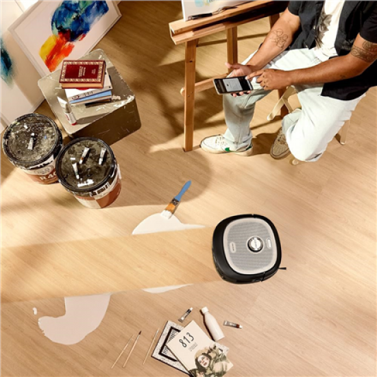 Cecotec Robotic Vacuum Cleaner | Conga Z100 | Operating time (max) 320 min | Wet&Dry | 5200 mAh | Dust capacity 3 L | Black | 20000 Pa