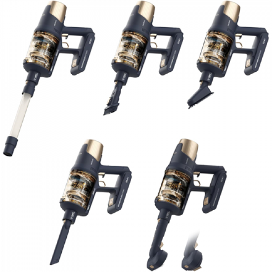 Cecotec Vacuum cleaner | Rockstar RX70 AquaPet Flex Conga | Cordless operating | Stick/handheld | 780 W | Operating time (max) 100 min | Blue/Gold