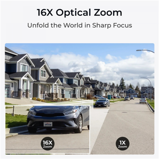 Reolink Smart 4K PTZ PoE Security Camera with 16X Optical Zoom