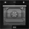 Simfer BI-81608P Pyrolytic Built-in Oven, Multifuncional, Capacity 80 L, Black