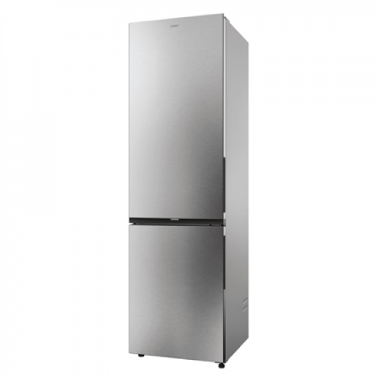 Candy ECN2CQTEX206 Refrigerator, E, Freestanding, Combi, Height 205cm, Fridge net 289 L, Freezer net 120 L, Stainless steel | Candy