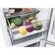 Candy ECN2CQTEX206 Refrigerator, E, Freestanding, Combi, Height 205cm, Fridge net 289 L, Freezer net 120 L, Stainless steel | Candy