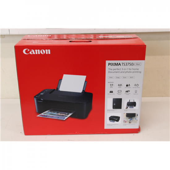 SALE OUT. Canon PIXMA TS3750I | Inkjet | Colour | Multicunction Printer | A4 | Wi-Fi | Black | DAMAGED PACKAGING