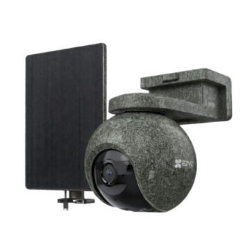 EZVIZ CS-EB8/SP Ranger Battery-Powered Outdoor PT Camera Kit with Solar Panel (4G/LTE, WiFi 2.4GHz, 4K, 8MP, 4 mm, IP65)