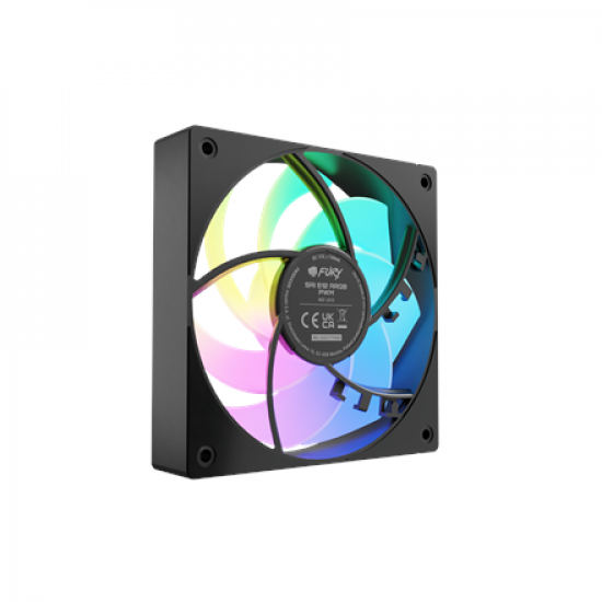 Fury Fan Sai S12 ARGB PWM, Black