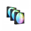 Fury Fan Sai S12 ARGB PWM, Black 3-pack