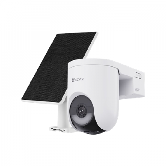 EZVIZ CS-HB8c Battery-Powered Outdoor PT Camera Kit with Solar Panel (Type-C, 4 MP, 4 mm, 4G/LTE, Wi-Fi)