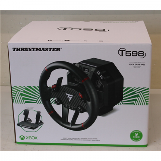 SALE OUT. Thrustmaster T-598 X Racing Wheel, for Xbox Series X/S, Black | Thrustmaster Racing Wheel, for Xbox Series X/S, PC | T-598 X | UNPACKED, USED | Black