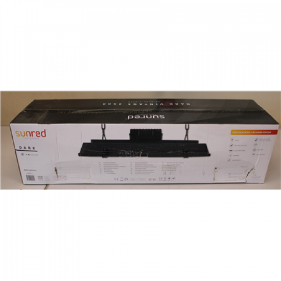 SALE OUT. Sunred RD-DARK-VIN25H Heater, Dark Vintage Hanging, Power 2500 W, Black | SUNRED Heater | RD-DARK-VIN25H, Dark Vintage Hanging | Infrared | 2500 W | Black | DAMAGED PACKAGING | IP44