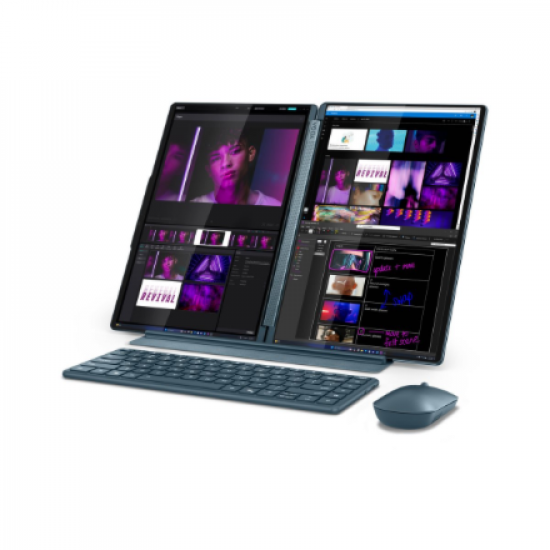 Lenovo Yoga Book 9 14IAH10 Touch 2x14 2.8K ULT7-255H/32GB/1TB/Intel Arc 140T/WIN11 Home/ENG Backlit kbd/Tidal Teal/2Y Warranty | Lenovo