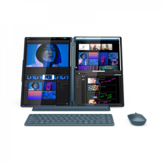 Lenovo Yoga Book 9 14IAH10 Touch 2x14 2.8K ULT7-255H/32GB/1TB/Intel Arc 140T/WIN11 Home/ENG Backlit kbd/Tidal Teal/2Y Warranty | Lenovo