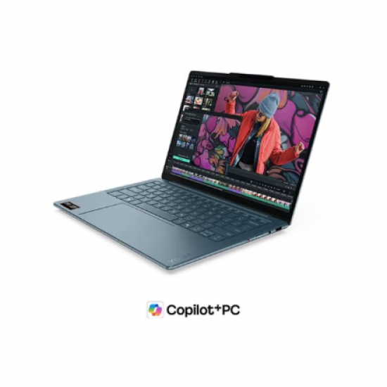 Lenovo Yoga Slim 7 14AKP10 14 WUXGA AMD R7 AI 350/16GB/512GB/AMD Radeon 860M/WIN11 Home/ENG Backlit kbd/Tidal Teal/2Y Warranty | Lenovo