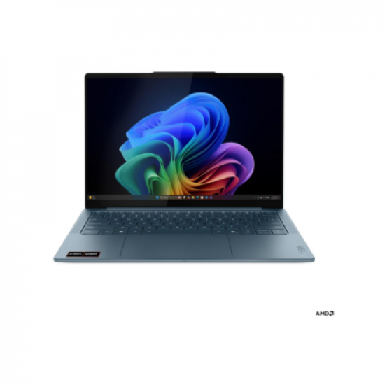 Lenovo Yoga Slim 7 14AKP10 14 WUXGA AMD R5 AI 330/16GB/512GB/AMD Radeon 820M/WIN11 Home/ENG Backlit kbd/Tidal Teal/2Y Warranty | Lenovo
