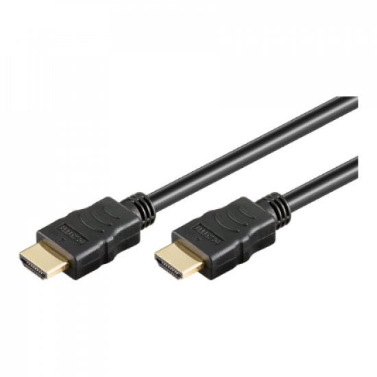 Goobay HDMI High‑Speed Cable with Ethernet | Soft | 0.5 m
