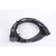 Evaka EV Charging Cable Type 2-Type 2, 22 kW, 32 A, 5 x 6 mm2, 1 x 0.5 mm2, 7 m | ITGAM3872 | Black