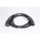 Evaka EV Charging Cable Type 2-Type 2, 22 kW, 32 A, 5 x 6 mm2, 1 x 0.5 mm2, 7 m | ITGAM3872 | Black