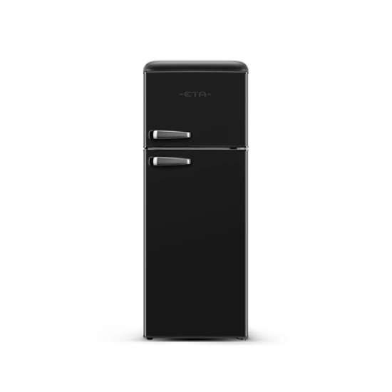 ETA Refrigerator | ETA253890020EN Storio Retro | Energy efficiency class E | Free standing | Combi | Height 148.2 cm | Fridge net capacity 170 L | Freezer net capacity 45 L | 38 dB | Black