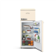 ETA Refrigerator | ETA253390040EN Storio Retro | Energy efficiency class E | Free standing | Height 148.2 cm | Double Door | Fridge net capacity 170 L | Freezer net capacity 45 L | 38 dB | Beige
