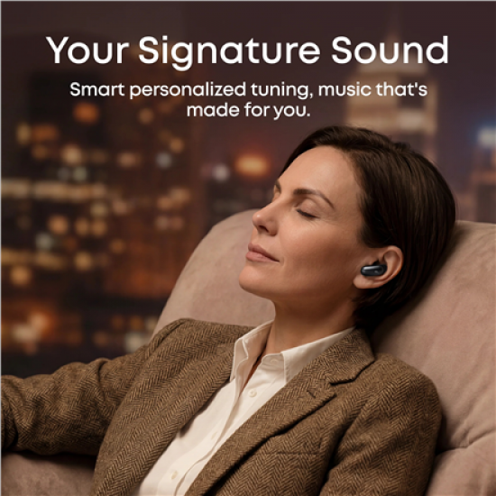 Anker Soundcore Wireless Earbuds | Liberty 5 Pro Max | Bluetooth | In-Ear | Microphone | Black | Noise canceling | Noise reduction