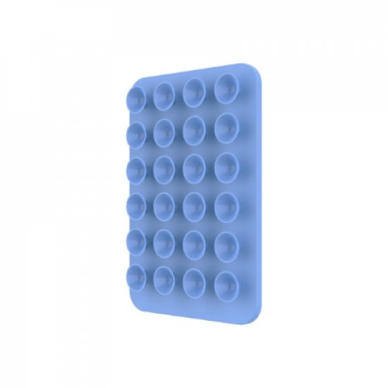 Fixed | MagMate | MagSafe Holder With Suction Cups | Apple | iPhone 12 and newer, or any phone with a MagSafe case | Liquid Silicone | Blue