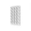 Fixed MagSafe holder with suction cups | Cup holder | Liquid silicone | White