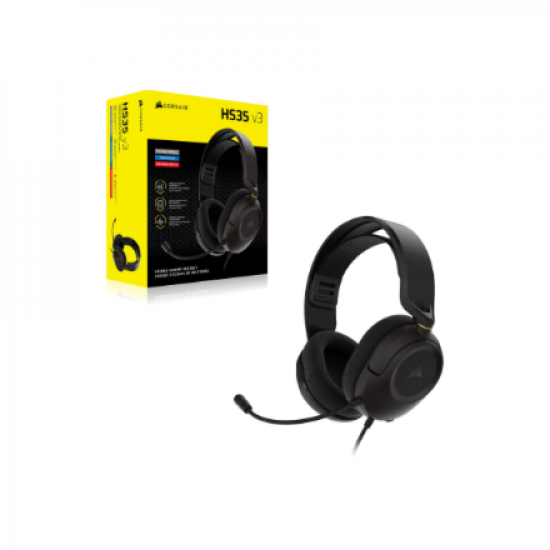Corsair Gaming Headset | HS35 v3 | Wired | Microphone | Carbon