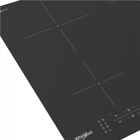 Whirlpool WB B8360 NE BM Hob, Glass Ceramic, Induction, Built-in, 4 cooking zones, Width 59 cm, Black | Whirlpool