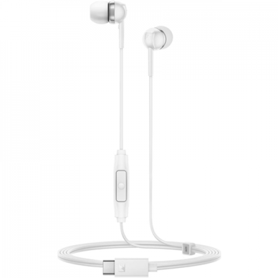 Sennheiser Headphones | CX 80U | Wired | In-ear | Microphone | White