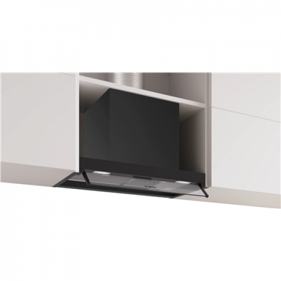 Bosch DBB65CC60 Built-in Extractor Hood, B, Width 60 cm, Max extraction power 582 m3/h, Matte Black