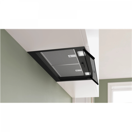 Bosch DBB65CC60 Built-in Extractor Hood, B, Width 60 cm, Max extraction power 582 m3/h, Matte Black