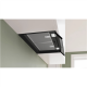 Bosch DBB65CC60 Built-in Extractor Hood, B, Width 60 cm, Max extraction power 582 m3/h, Matte Black