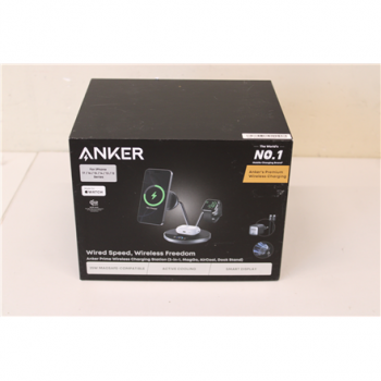 SALE OUT. Anker Prime Wireless Charging Station Qi2.2  25W wireles charging  (3-in-1, MagGo, AirCool, Dock Stand) PSU added, Black | Anker Prime Wireless Charging Station Qi2.2  25W wireles charging  (3-in-1, MagGo, AirCool, Dock Stand) PSU added | UNPACK