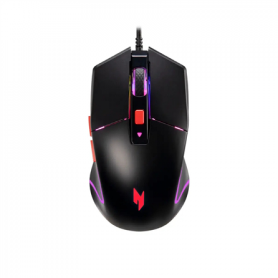 Acer Nitro Mouse NMW100 Black, Up to 7200 dpi, Wired, 6 buttons, Retail Pack