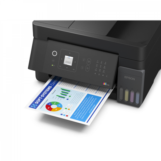Epson EcoTank | L5390 | Inkjet | Colour | Multifuction Printer | A4 | Wi-Fi | Black